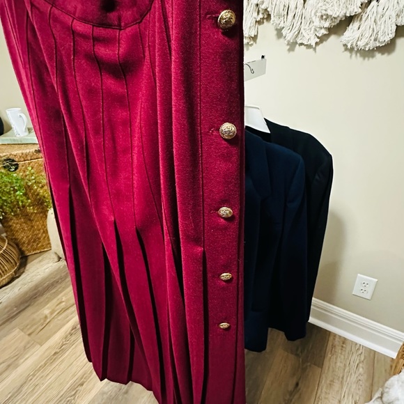 Theo miles 100% wool pleated skirt - Picture 6 of 8